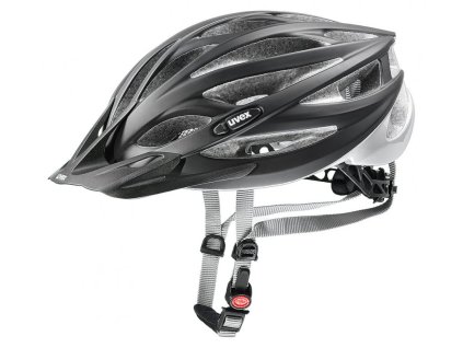 přilba UVEX Oversize černo/stříbrná (Varianta 60-65)