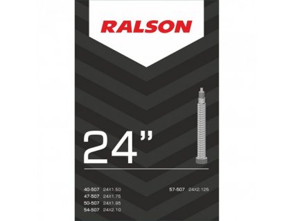 duše RALSON 24"x1.75-2,125 (47/57-507) FV/27mm