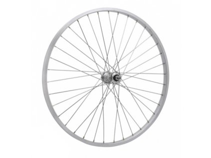 kolo zapletené 26" 559-21 zadní 36 děr stříbrné Union/CnSpoke