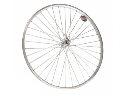 kolo zapletené 26" 559-21 přední RU 36 děr stříbrné Union/CnSpoke