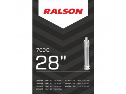 duše RALSON 28"x3/4 (18-622) DV/22mm