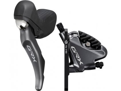 brzda Shimano GRX BR-RX810 přední komplet s řazením flat mount+chladič original