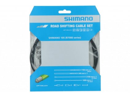 bowdeny+lanka Shimano R7000 SP41+RS900 OPTISLICK set černý