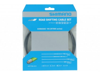 bowdeny+lanka Shimano R7000 SP41+RS900 OPTISLICK set šedý