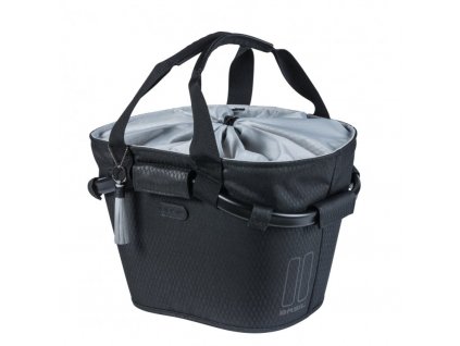 brašna BASIL Carry Classic Carry na řidítka černo/šedá 15L