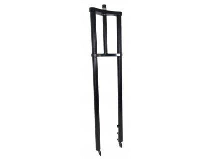 Extra široká dvoukorunková pevná vidlice černá 90cm 1"