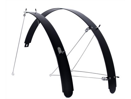 Sada hliníkových blatníků 24"-29", 55mm, černé