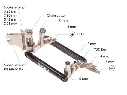 BRN MULTI TOOL ULTRA 15 FUNKCÍ
