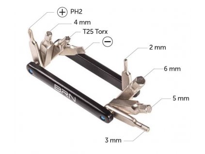 BRN MULTI TOOL ULTRA 8 FUNKCÍ