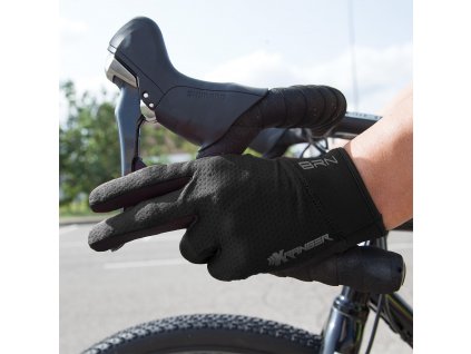 Celoprstové cyklistické rukavice BRN XRANGER - Komfortní celoprstové rukavice vhodné jak na jarní nebo podzimní období nebo do těžšího terénu.