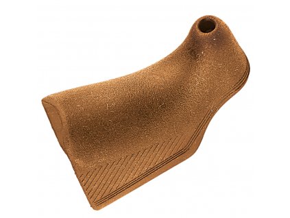 Ochranné návleky na brzdové páky v medové barvě s otvorem pro brzdové vedení.