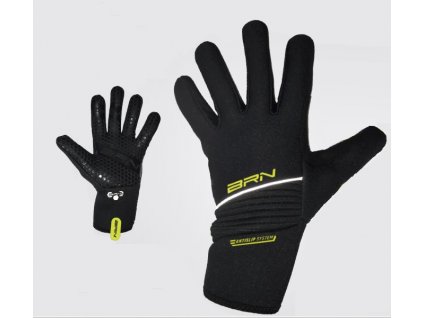 Zimní cyklistické rukavice BRN NEOPREN ANTISLIP SYSTEM -Teplé cyklo rukavice z neoprenu s dobrou tepelnou izolací a prodyšností.