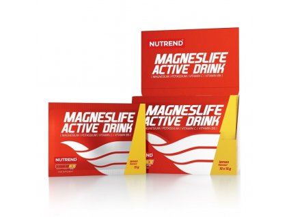 nápoj Nutrend MagnesLife Active Drink 10x15 g citron