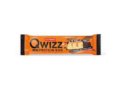 tyčinka Nutrend QWIZZ PROTEIN BAR arašídové máslo 60g