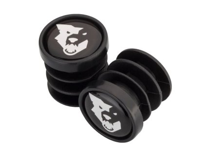 WOLF TOOTH koncovky gripů pár černá