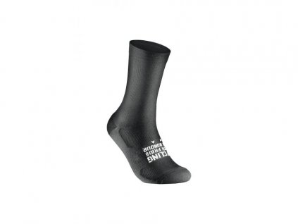 CICLOVATION ponožky ONE Carbon Black L/XL