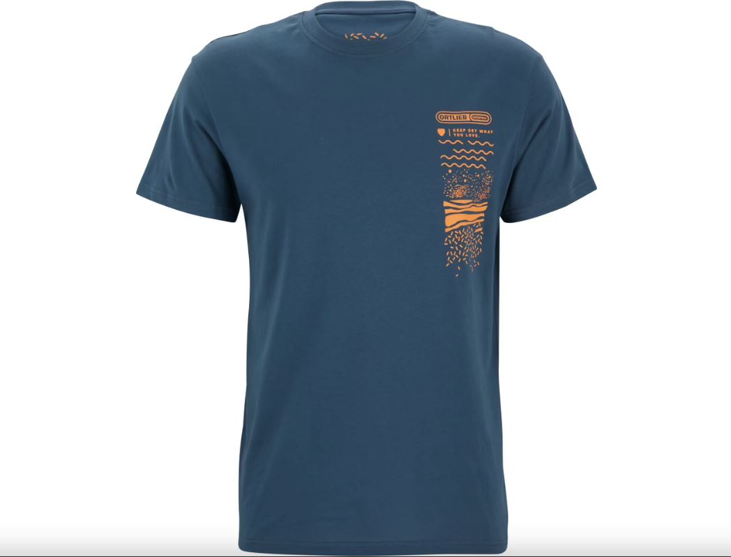 ORTLIEB T-Shirt - modré (2022) - XXL