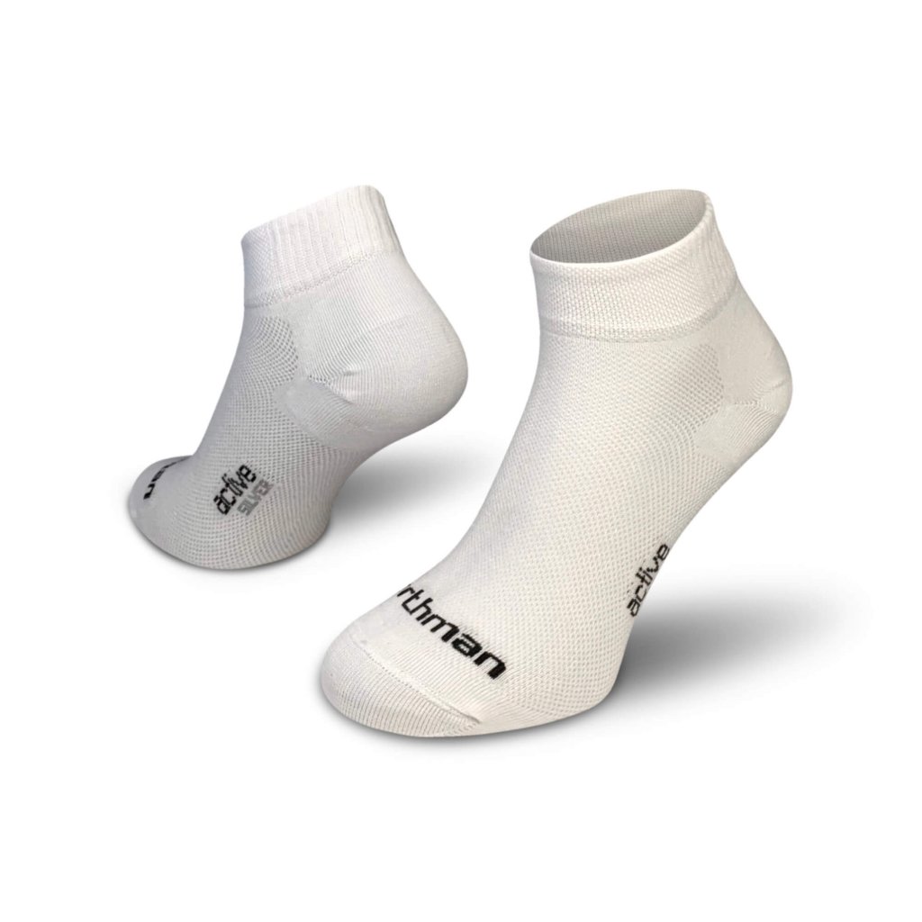 Ponožky Multisport Low Ultralight bílé Velikost ponožek: 45-47