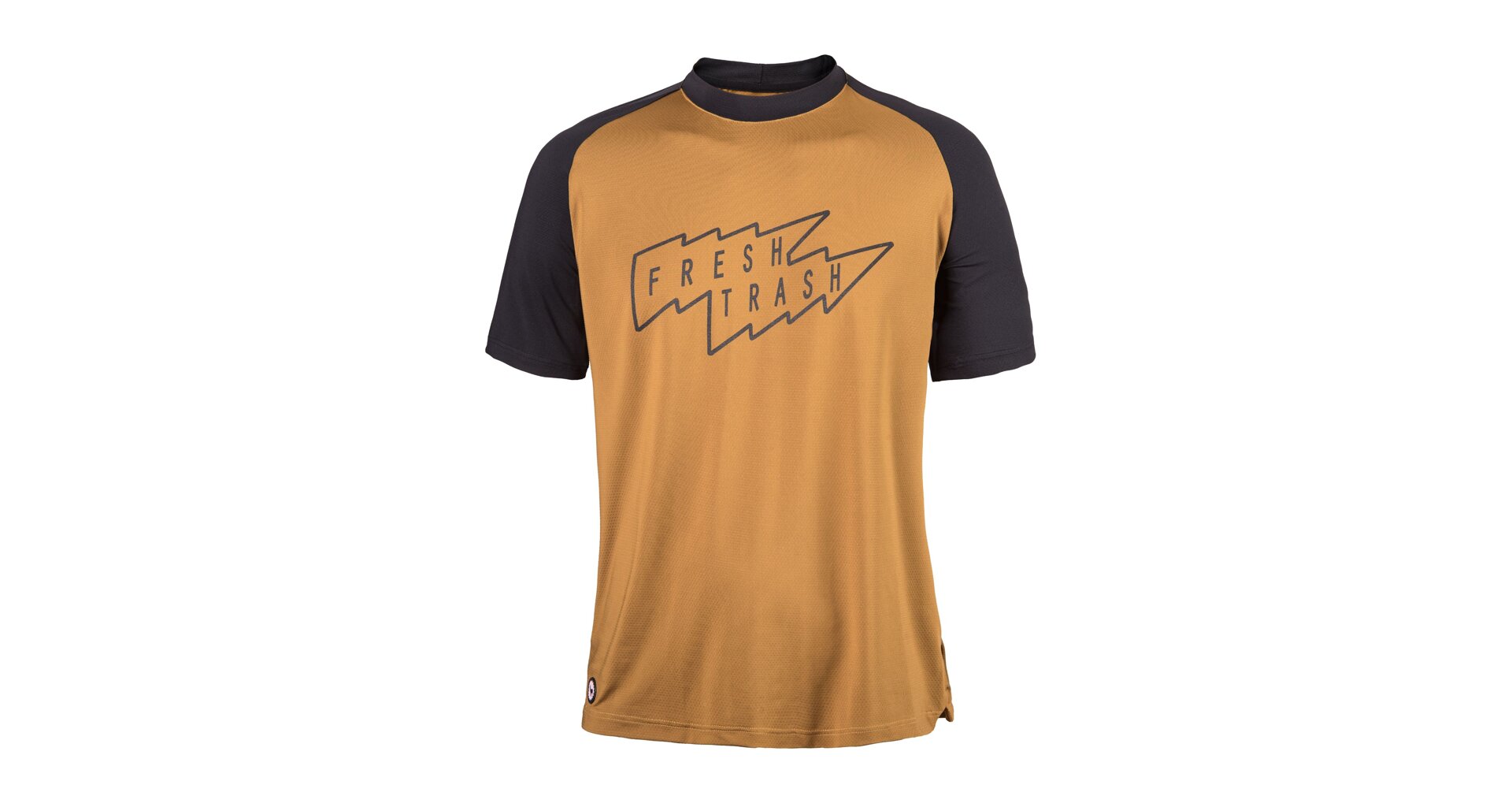 FT MEN'S HORIZON SHORT SLEEVE TEE GOLDEN/BLACK Velikost: L