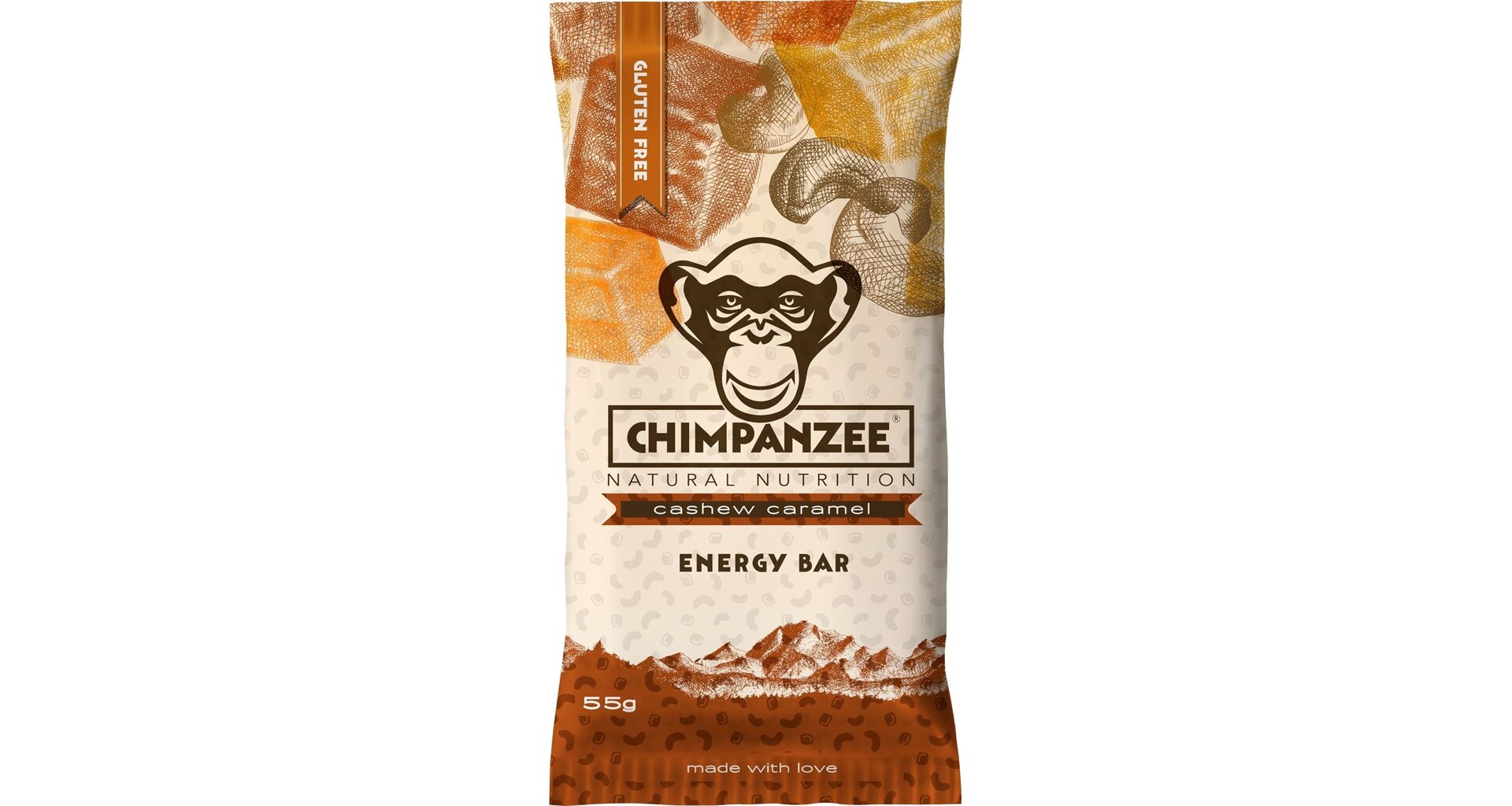 CHIMPANZEE ENERGY BAR Cashew Caramel 55g