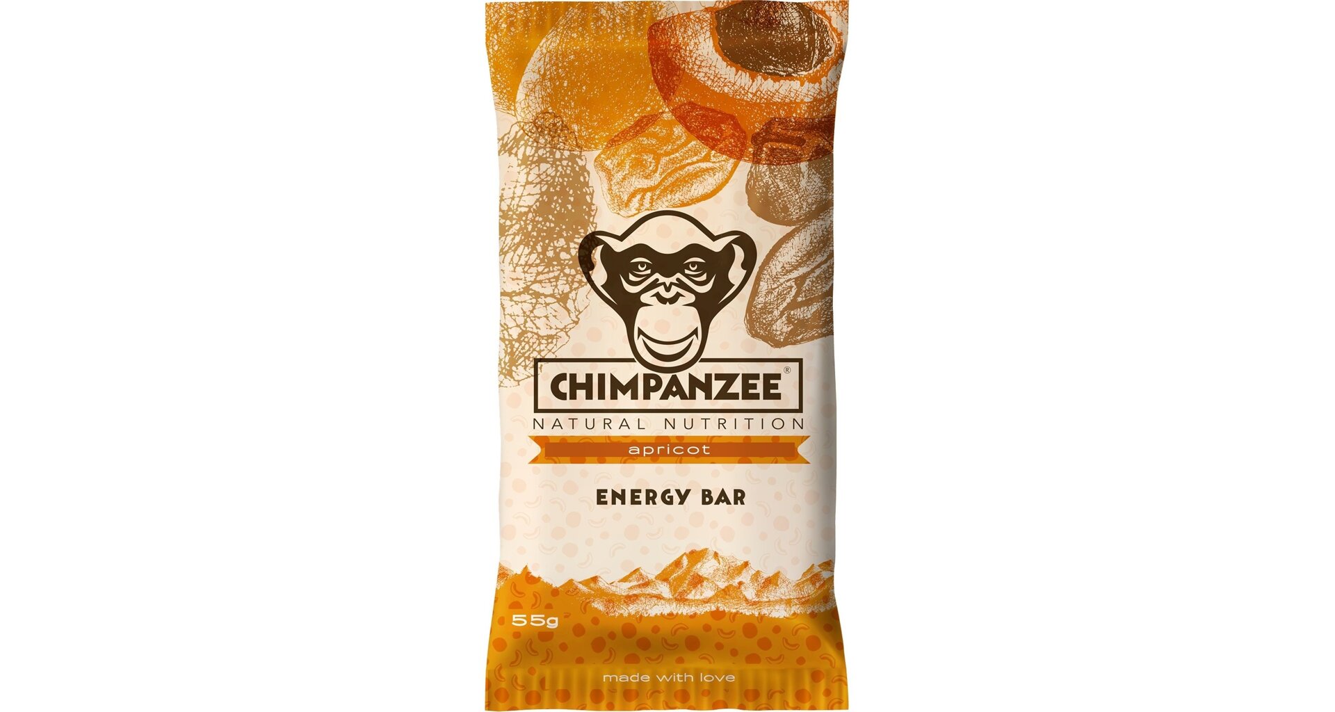 CHIMPANZEE ENERGY BAR Apricot 55g