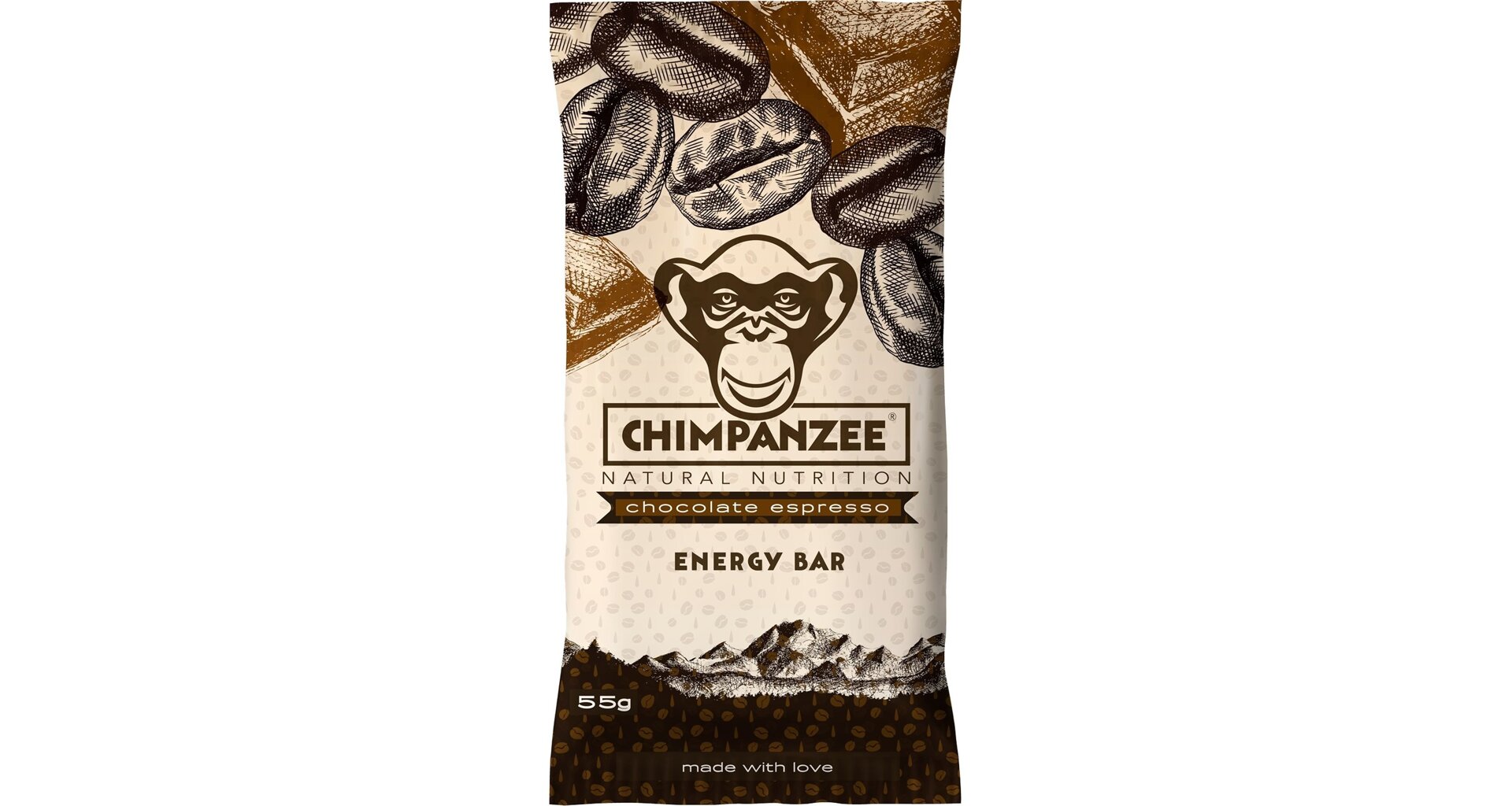 CHIMPANZEE ENERGY BAR Chocolate Espresso 55g