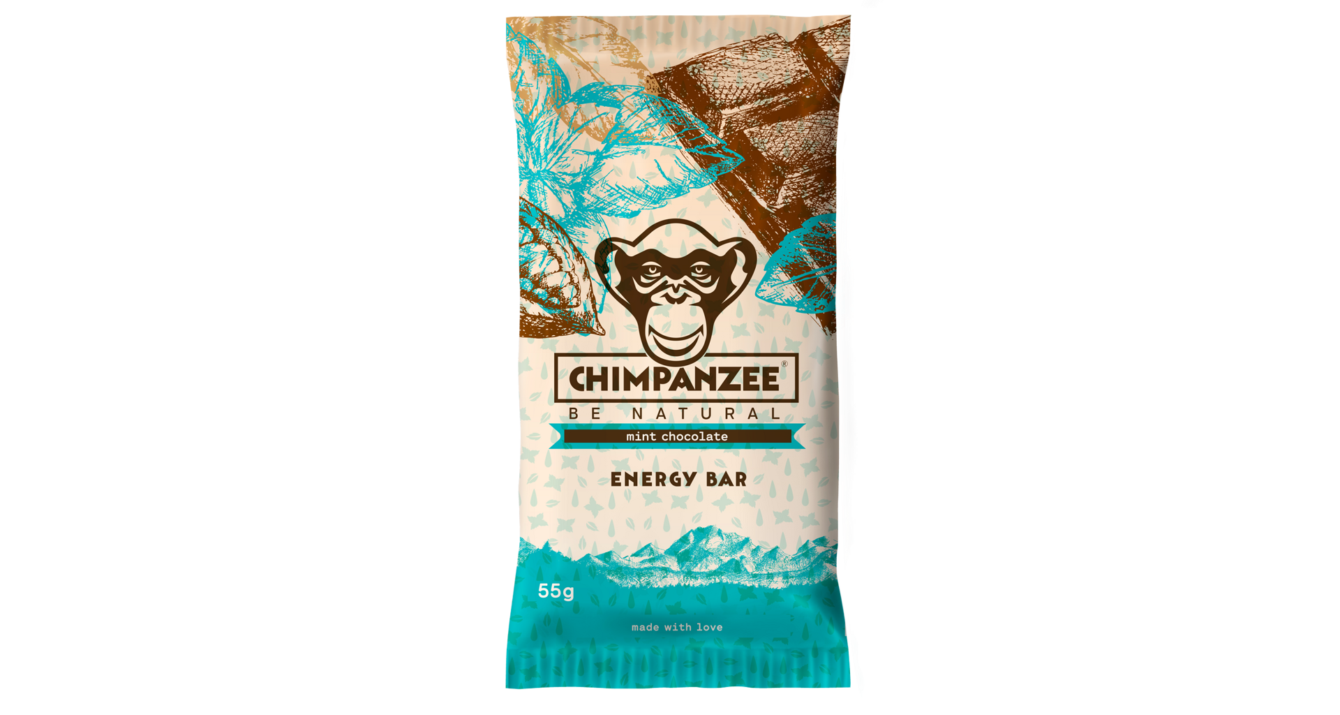 CHIMPANZEE ENERGY BAR Mint Chocolate 55g