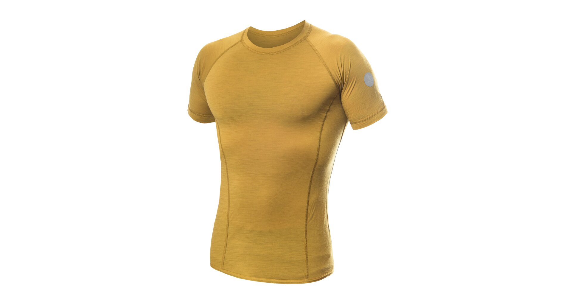 SENSOR MERINO AIR pánské triko kr.rukáv mustard Velikost: M