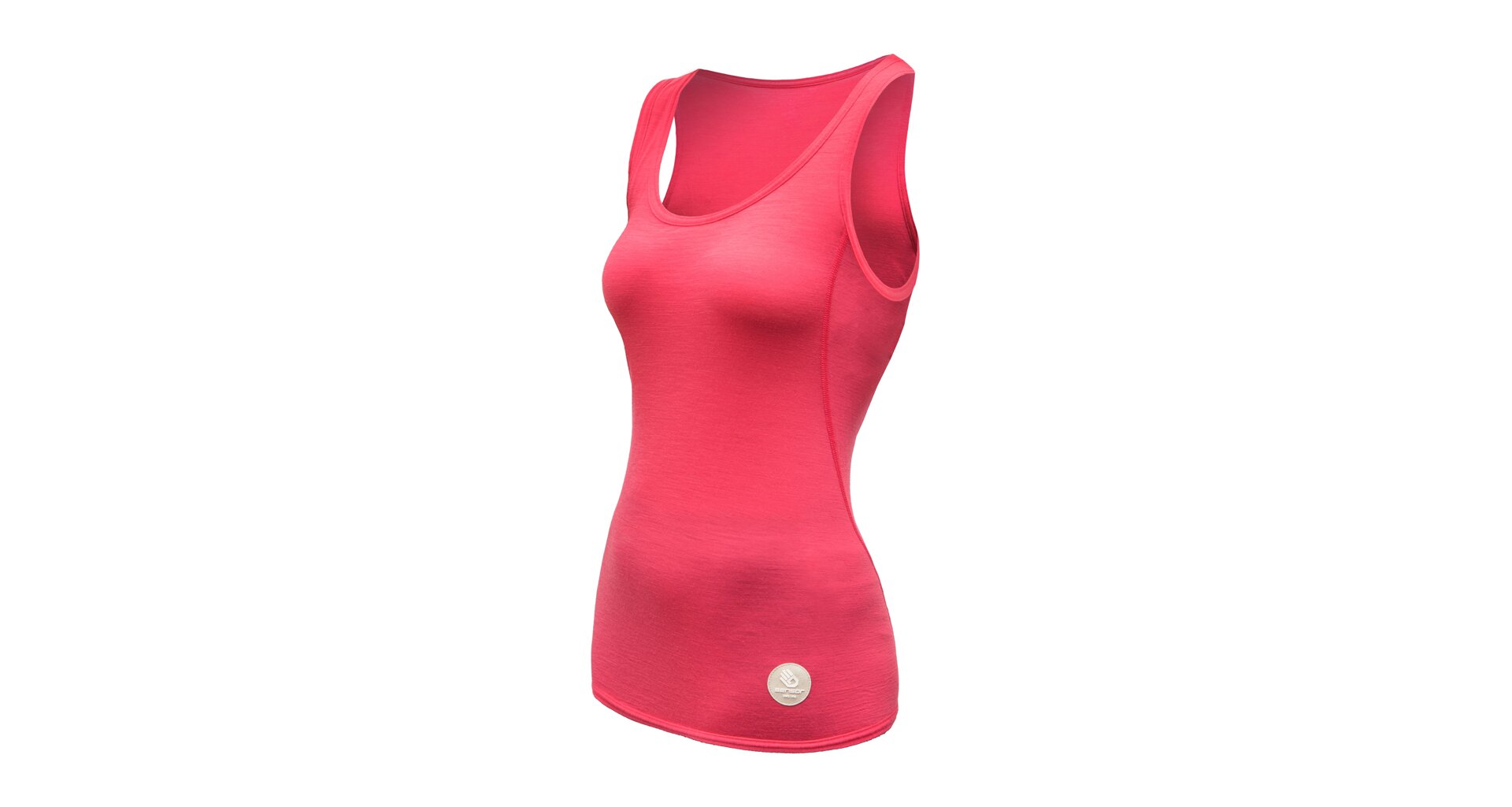 SENSOR MERINO AIR dámské triko bez rukávu magenta Velikost: XL