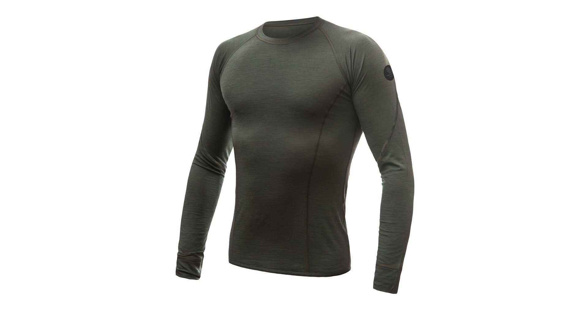 SENSOR MERINO AIR pánské triko dl.rukáv olive green Velikost: XL