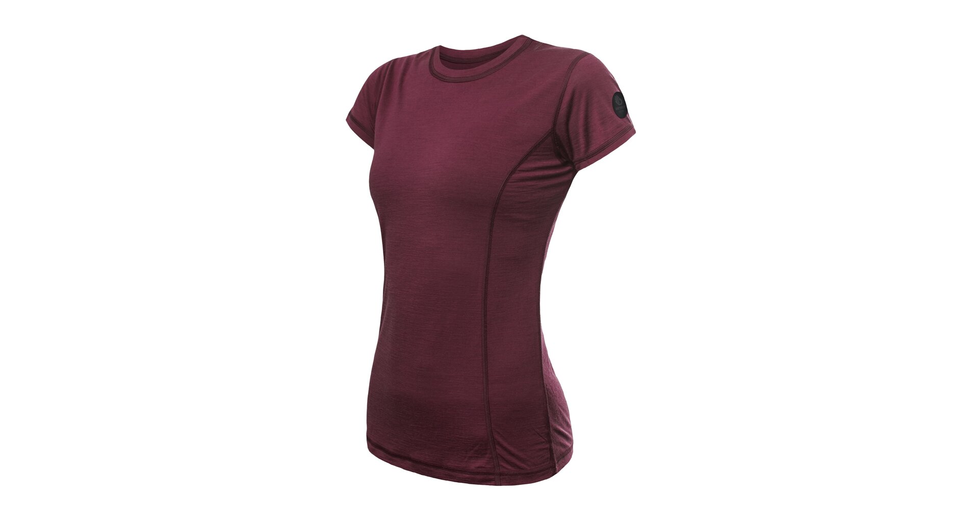 SENSOR MERINO AIR dámské triko kr.rukáv port red Velikost: XL