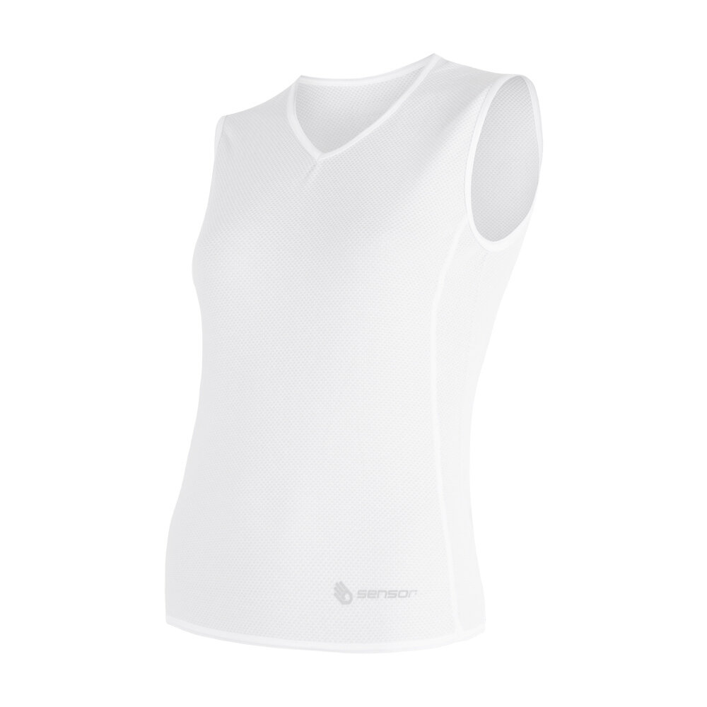 SENSOR COOLMAX AIR dámské triko bez rukávu bílá Velikost: M