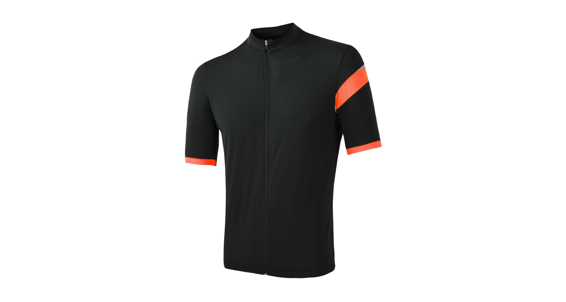 SENSOR CYKLO CLASSIC pánský dres kr.rukáv celozip černá/oranžová Velikost: XL