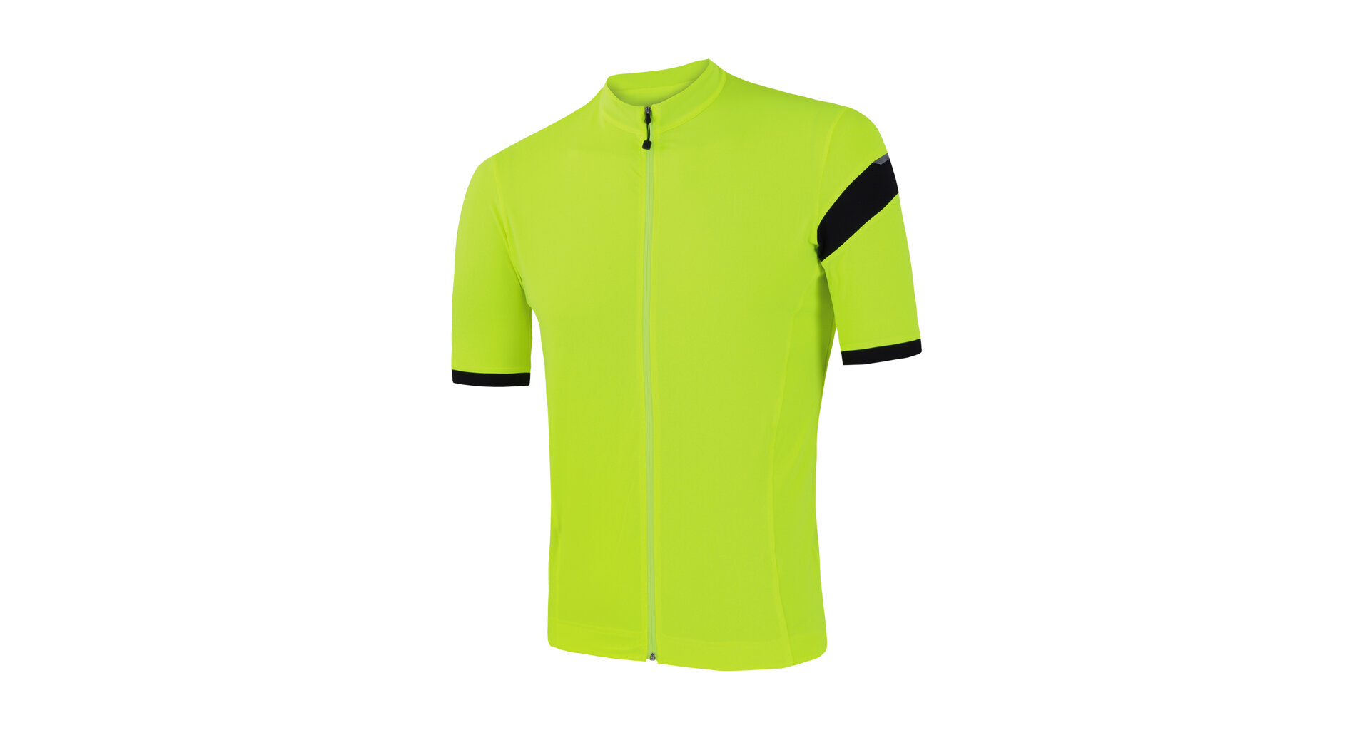 SENSOR CYKLO COOLMAX CLASSIC pánský dres kr.rukáv celozip neon yellow Velikost: XL