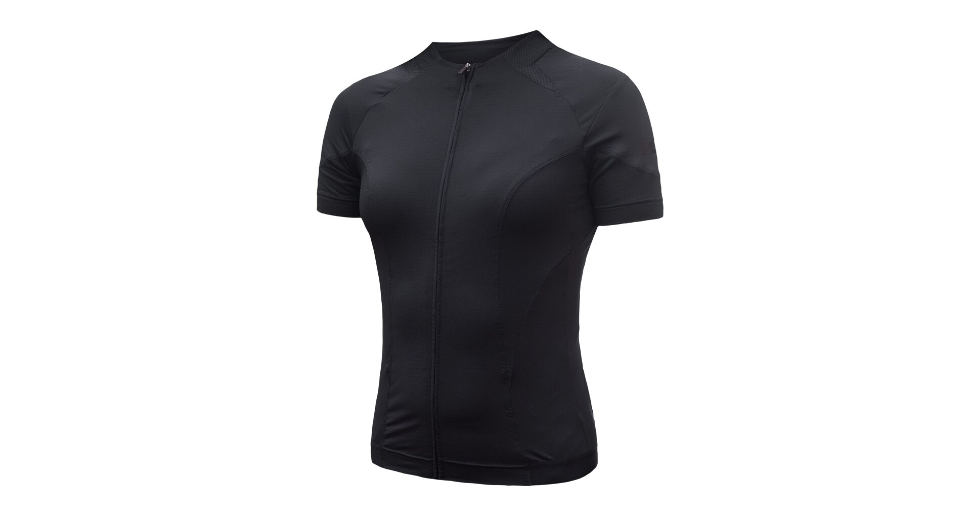 SENSOR COOLMAX RACE dámský dres celozip kr.rukáv true black Velikost: XL