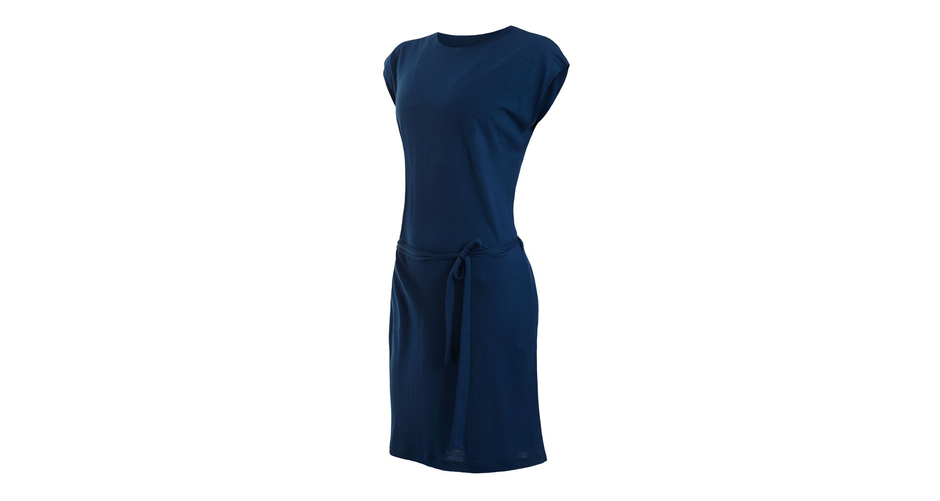 SENSOR MERINO ACTIVE dámské šaty deep blue Velikost: S