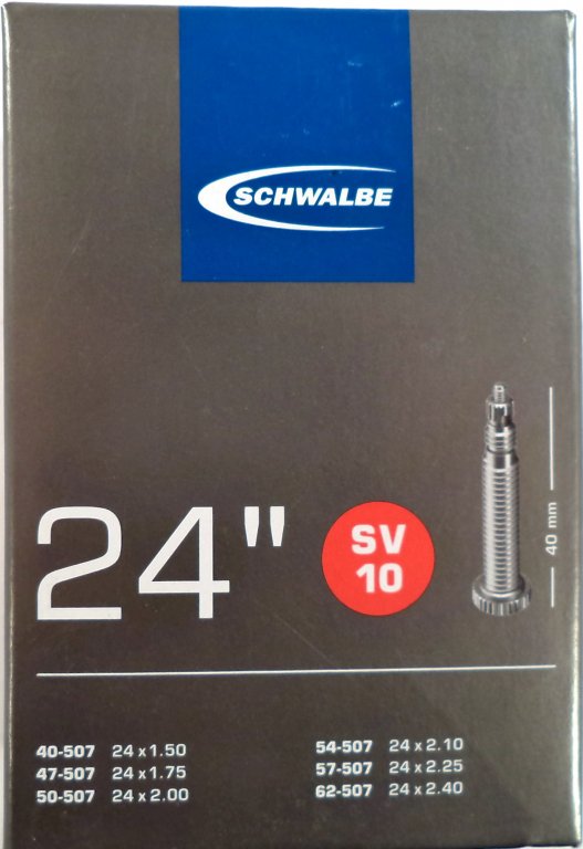 duše SCHWALBE SV10 24"x1.50-2.40 (40/62-507) FV/40mm
