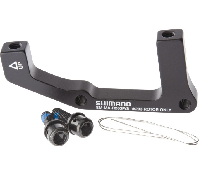 adaptér kotoučové brzdy Shimano zadní 203mm standard original balení