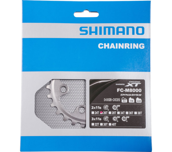 převodník 26z Shimano XT FC-M8000 2x11 4 díry