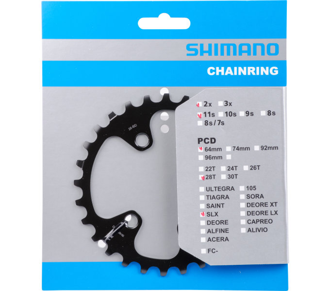 převodník 28z Shimano SLX FC-M7000 2x11 4 díry