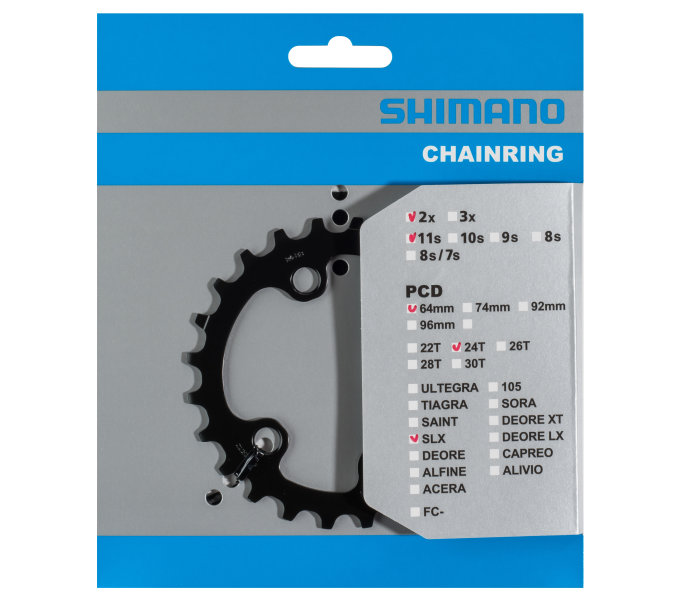 převodník 24z Shimano SLX FC-M7000 2x11 4 díry