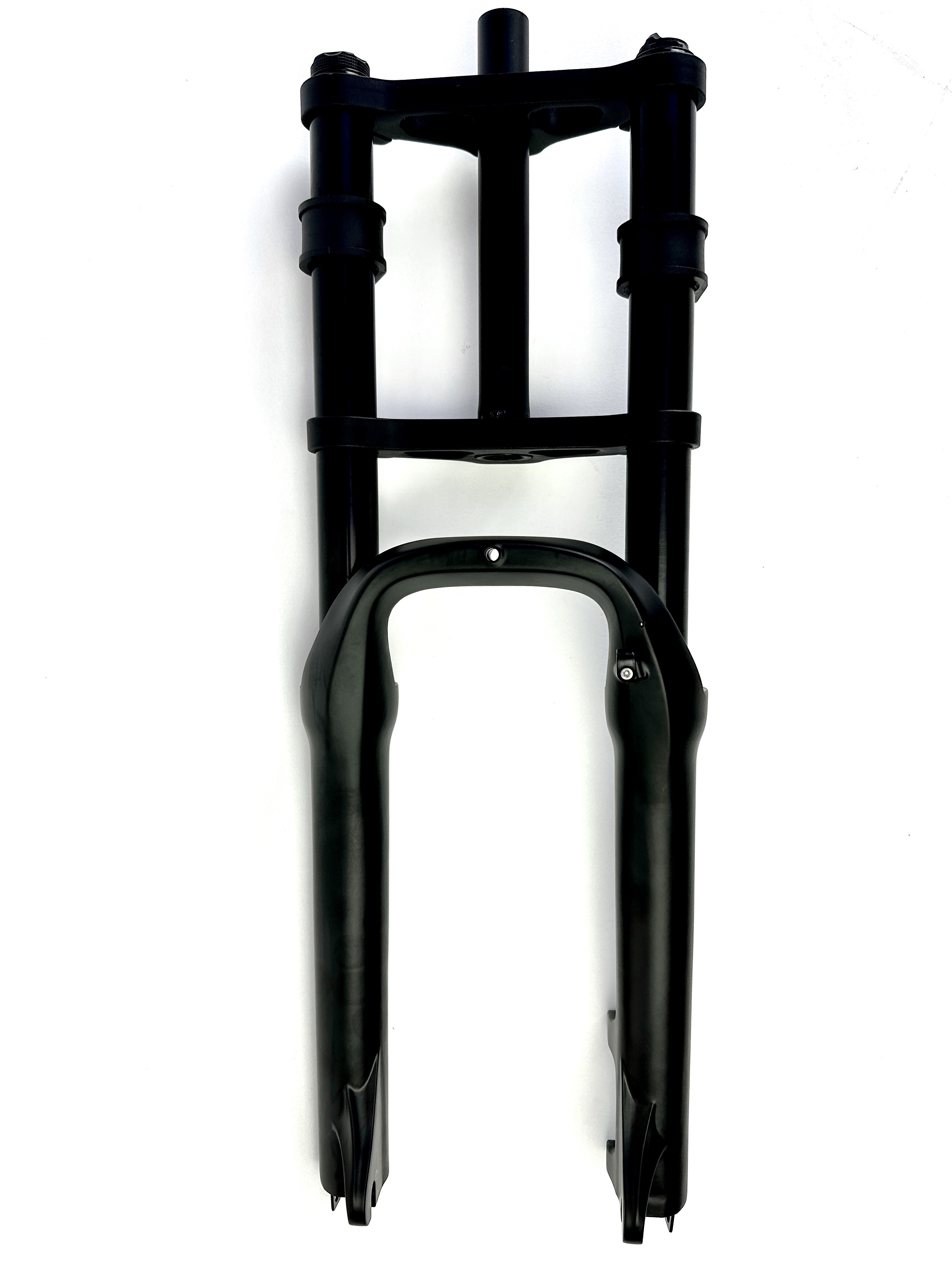 Dvoukorunková Fat Bike odpružená vidlice 20'' 1 1/8" air-suspension, černá