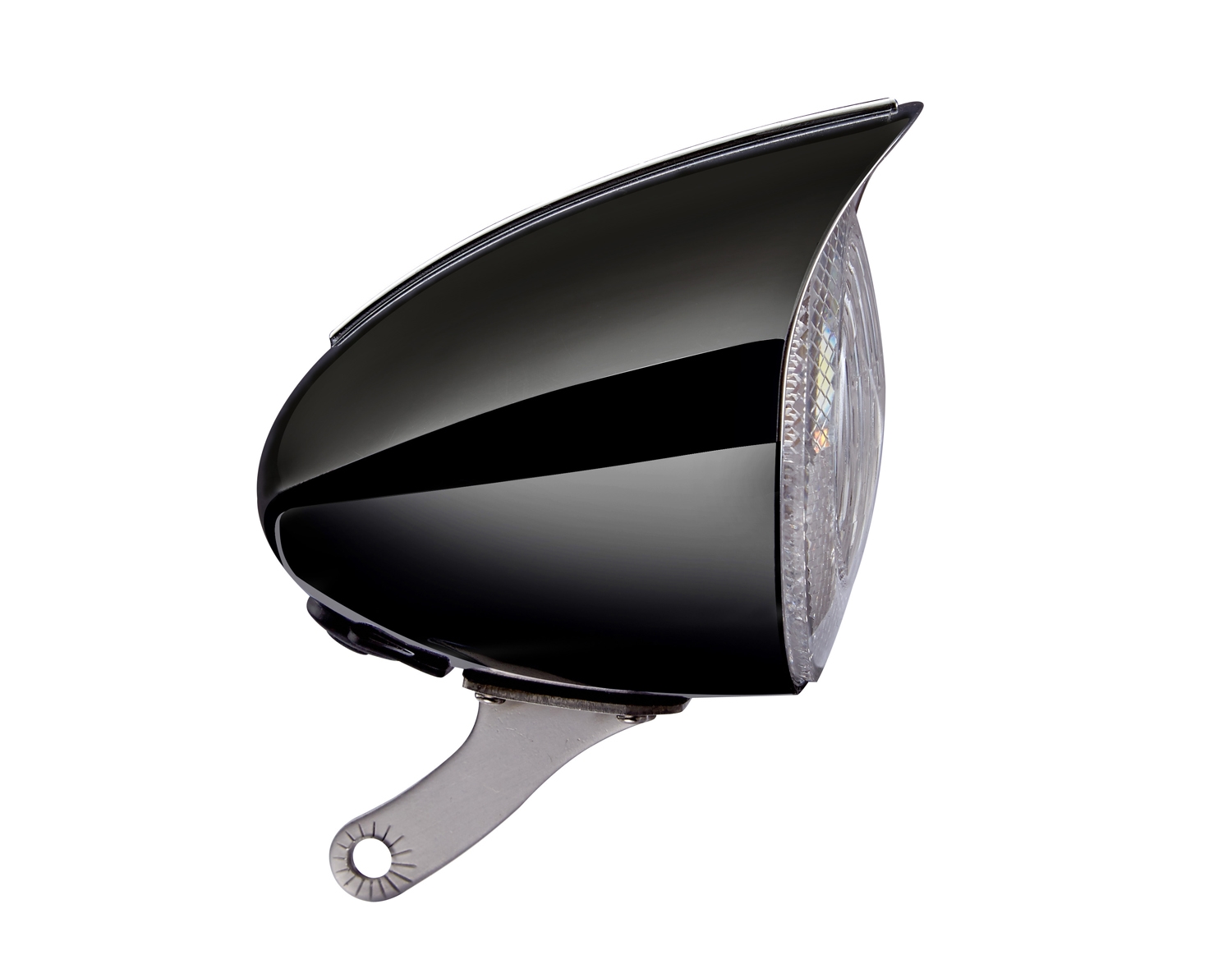 Přední světlomet Classic Style LED Dynamo 6V, černé