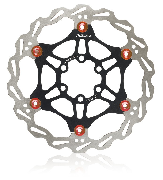 brzdový kotouč XLC BR-X50 160mm černo/červený