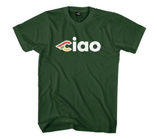 Tričko Cinelli CIAO - Jaguar green Velikost oblečení: XL