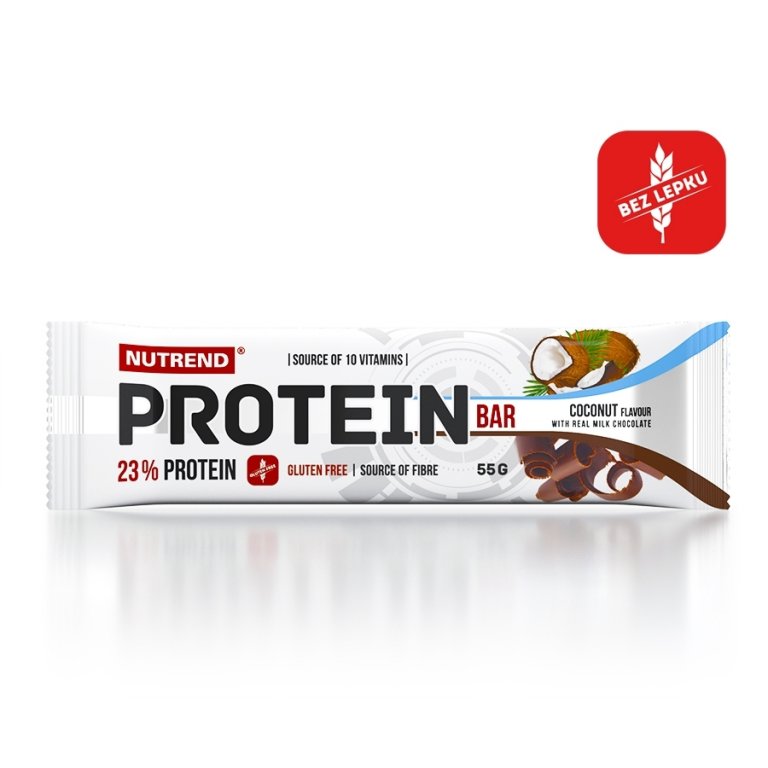 tyčinka Nutrend PROTEIN BAR kokos 55g