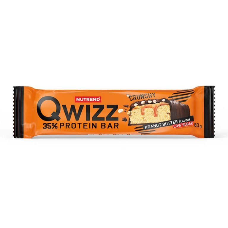 tyčinka Nutrend QWIZZ PROTEIN BAR arašídové máslo 60g