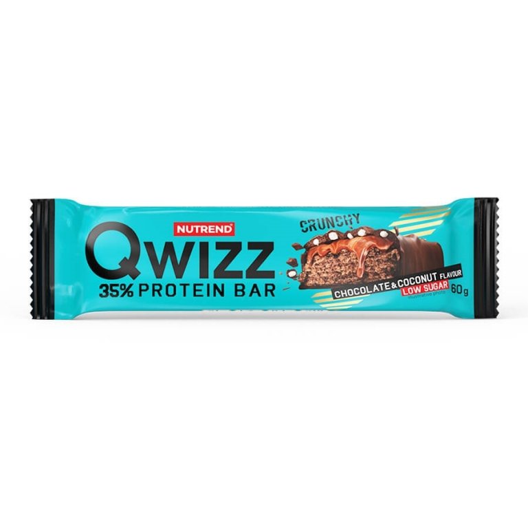 tyčinka Nutrend QWIZZ PROTEIN BAR čokoláda kokos 60g