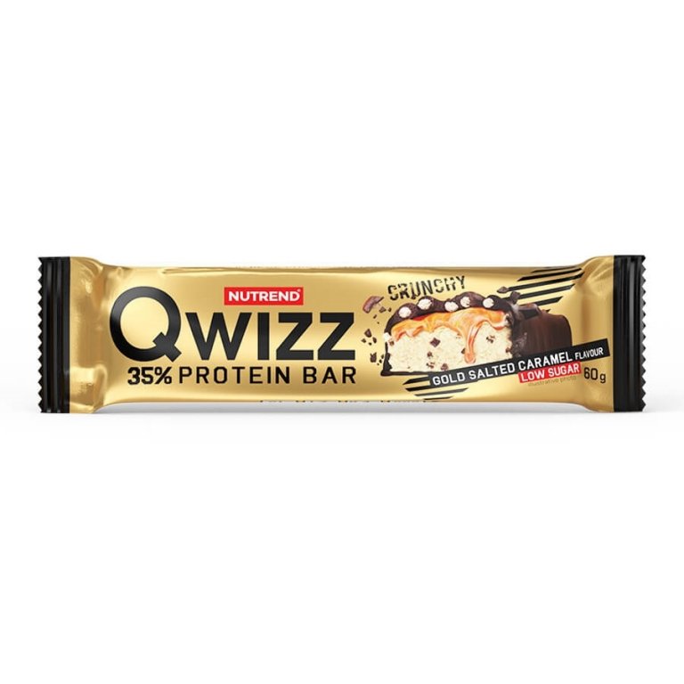 tyčinka Nutrend QWIZZ PROTEIN BAR slaný karamel 60g