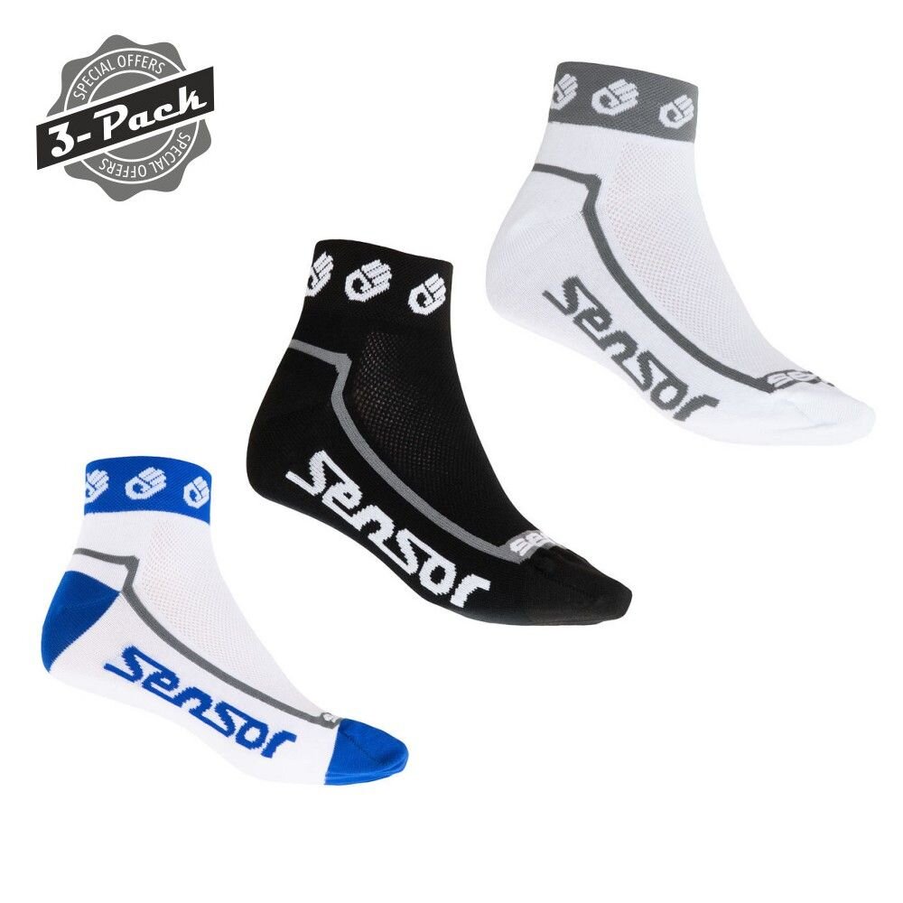 SENSOR PONOŽKY 3-PACK RACE LITE SMALL HANDS Velikost: 6/8